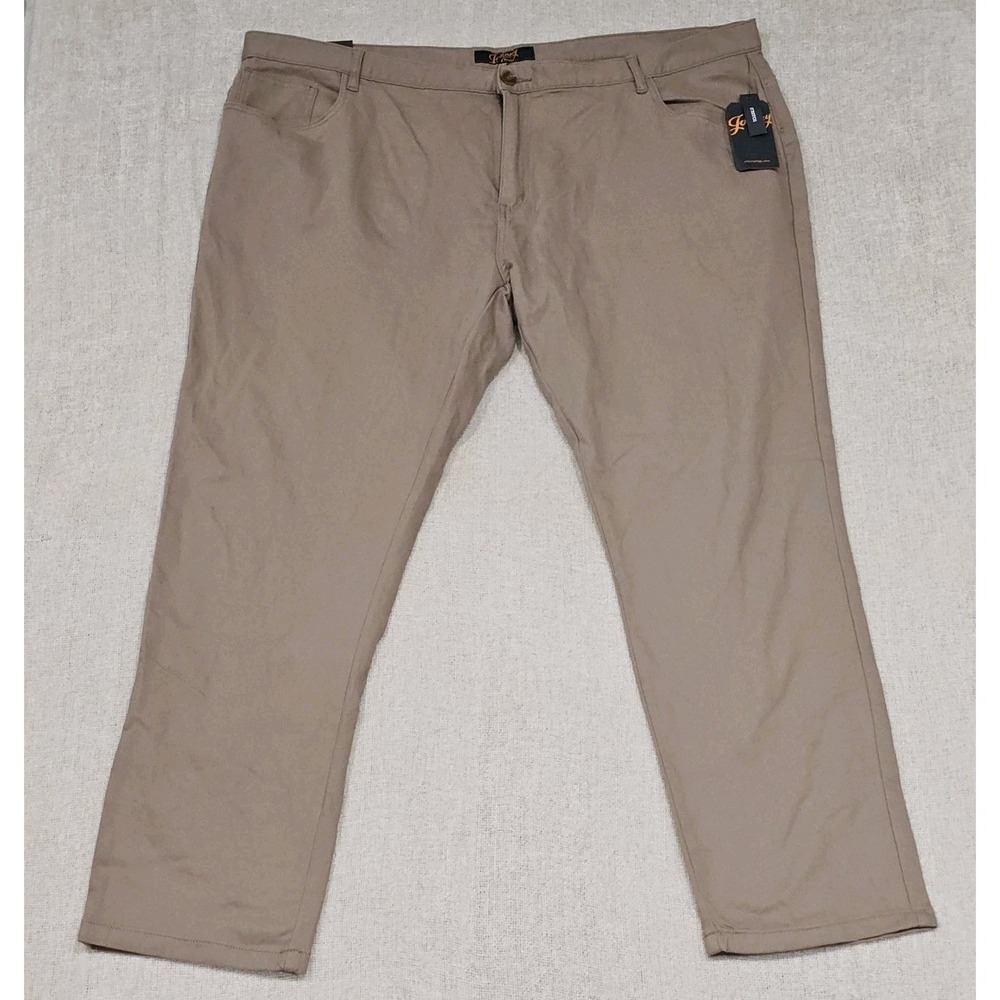 NWT Johnny Bigg Khaki Pants Color Sand Murphy Knit Chino Men's Size 50"x30"